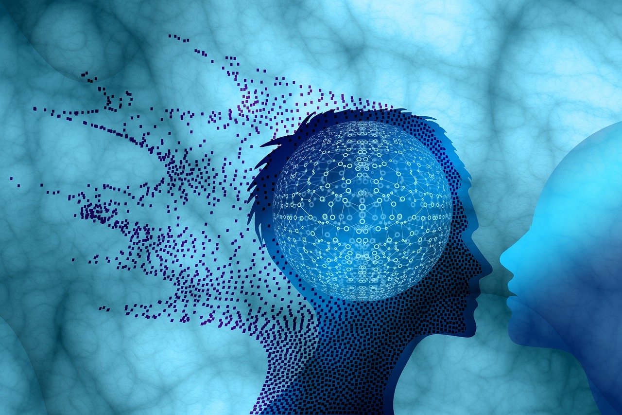 Symboliczna ilustracja rozmowy, relacji i pracy z umysłem